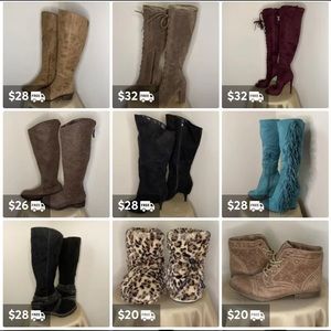 Bags shoes clothes etc! Great deals through Mercari store! Check out my profile!